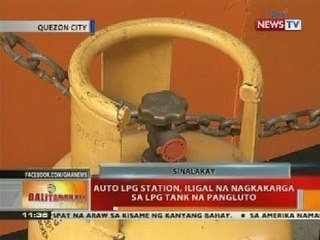 BT: Auto LPG station, iligal na nagkakarga sa LPG tank na pangluto