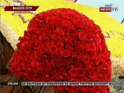 SONA: Samu't saring bulaklak at disenyo, bibida sa mga paparadang float sa Panagbenga Festival 2014