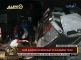 24oras:  6 sugatan sa banggaan ng 2 truck sa Tagkawayan, Quezon