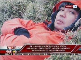 1 sa mga nasawi sa trahedya sa Bontoc, nakunan ng litrato't video ang mga pangyayari