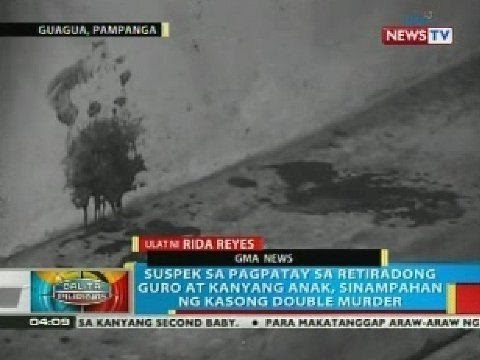 Suspek sa pagpatay sa isang mag-ina sa Guagua, Pampanga, sinampahan ng kasong double murder