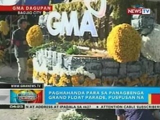 BP: Paghahanda para sa Panagbenga grand float parade, puspusan na