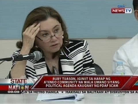 Ruby Tuason, iginiit sa harap ng Ateneo Community na wala umano siyang political agenda
