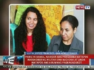 Pamilya Bansil, nagpapasalamat matapos marekober sina Nadjoua at Linda matapos dukutin sa Sulu