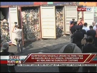 Kumpanyang nagdala umano ng trak-trak na basura mula sa Canada, sinampahan na ng reklamo