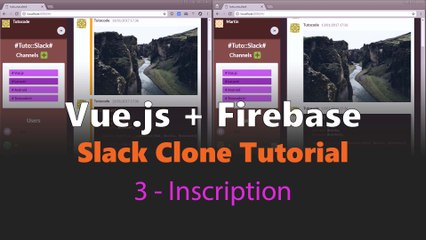 [Vue.js + Firebase] Slack Clone Tutorial - 3 - Inscription