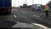 Accident on the M6 Motorway