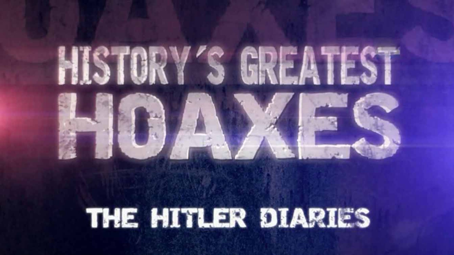 ⁣Величайшие мистификации в истории 3 серия. Дневники Гитлера / History's Greatest Hoaxes (2016)