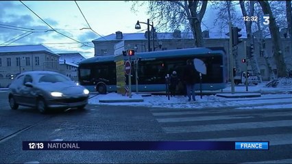 Le Doubs surpris par les chutes de neige