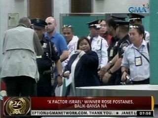 24 Oras: 'X Factor Israel' Winner Rose Fostanes, balik-bansa na