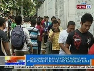 NTG: Mga sumisingit sa pila, pwedeng pagmultahin at makulong sa ilalim ng isang panukalang batas
