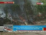 BP: Sunog sa Davao City, sumiklab sa bakanteng lote dahil sa pagsisiga ng basura