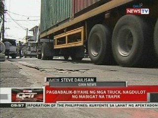 QRT: Pagbabalik-biyahe ng mga truck, nagdulot ng mabigat na trapik