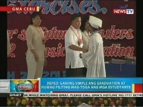 DepEd: Gawing simple ang graduation at huwag piliting mag-toga ang mga estudyante