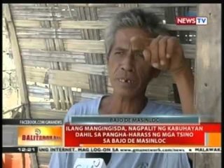 Umano'y pambobomba ng tubig ng mga tsino sa Bajo de Masinloc, inilahad ng mga Pilipinong mangingisda