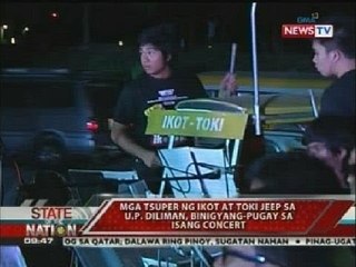 SONA: Mga tsuper ng ikot at toki jeep sa UP Diliman, binigyang-pugay sa isang concert