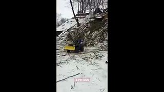 Snow Plow Fail