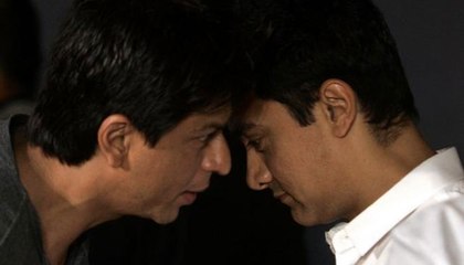 Amir & sharukh fight for filmfare award