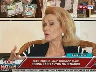SONA: Cristina Ponce Enrile, nagsalita tungkol sa buhay mag-asawa nila ni Sen. Enrile