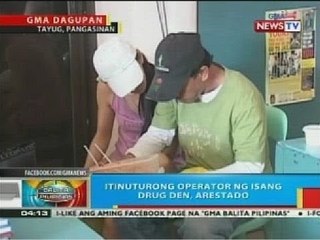 BP: Itinuturong operator ng isang drug den sa Tayug, Pangasinan, arestado