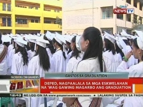 BT: DepEd, nagpaalala sa mga eskwelahan na 'wag gawing magarbo ang graduation