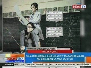 NTG: PMA, inalmahan ang umano'y mapanirang ad ng BIR vs mga doktor