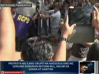 Saksi: Protesta para isulong ang Genuine Agrarian Reform Bill, nauwi sa girian at sakitan