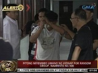 24 Oras: Pitong miyembro umano ng kidnap for ransom group, naaresto ng NBI
