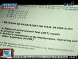 Bonus ng public teachers na ibinabatay sa N.A.T, dapat na raw tigilan ayon sa isang party-list
