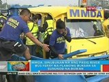 MMDA, sinubukan na ang Pasig River bus ferry na planong buksan sa susunod na buwan