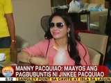 UB: Manny Pacquiao: Maayos ang pagbubuntis ni Jinkee Pacquiao