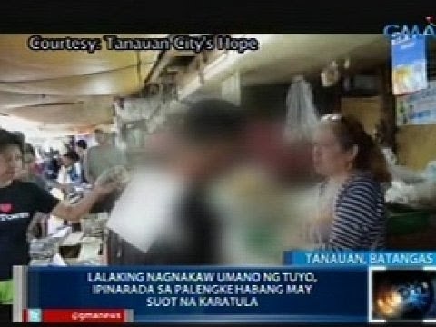 Umano'y nagnakaw ng tuyo sa Tanauan, Batangas, pinag-iisipang magsampa ng demanda
