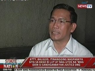 SONA: Atty. Levito Baligod, itinangging nagpabaya siya sa kaso ni Benhur Luy