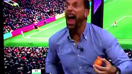 Rio Ferdinand e o festejo do golo do Man Utd