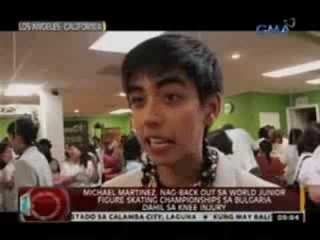 Michael Martinez, nag-back out sa World Junior Figure Skating Championships sa Bulgaria
