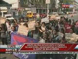 Grupo ng mga estudyante at pwersa ng gobyerno, nagkasakitan sa protesta sa harap ng Malacañang