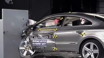 2012 Volkswagen CC small overlap IIHS crash test