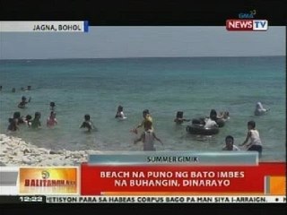BT: Beach na puno ng bato imbes na buhangin, dinarayo