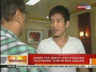 BT: James Yap, binati ang pagiging "Blooming" daw ni Kris Aquino