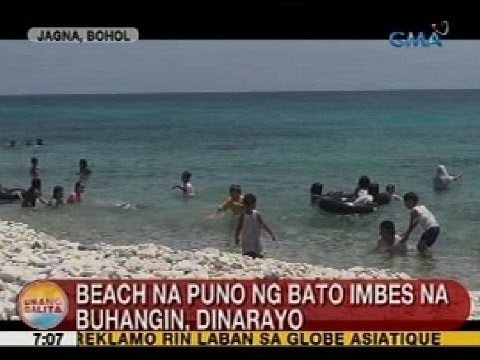 UB: Beach na puno ng bato imbes na buhangin, dinarayo sa Jagna, Bohol