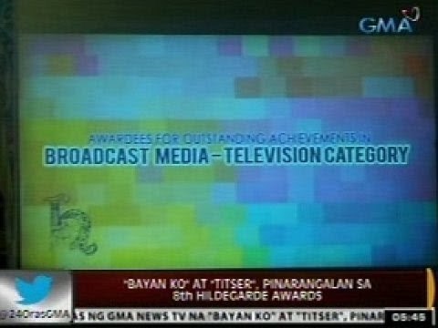 24 Oras: 'Bayan ko' at 'Titser', pinangaralan sa 8th Hildegarde Awards