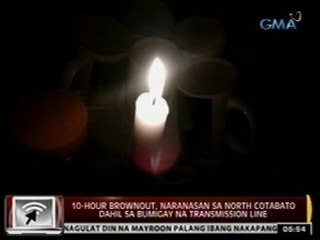 24 Oras: 10-Hour brownout, nararanasan sa North Cotabato dahil sa bumigay na transmission line