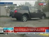 NTVL: Isang sasakyan, pinagbabaril sa loob ng Heritage Memorial Park sa Taguig City