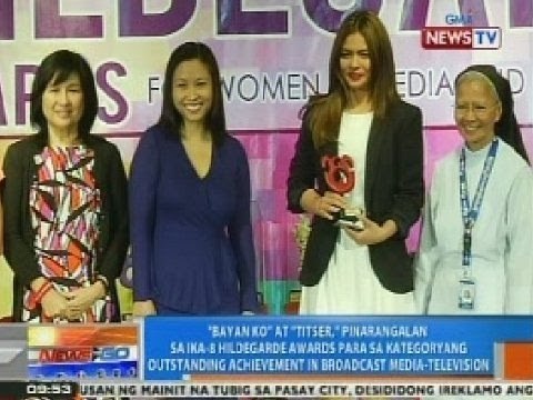 NTG: 'Bayan Ko' at 'Titser' ng GMA News TV, pinarangalan sa ika-8 Hildegarde Awards