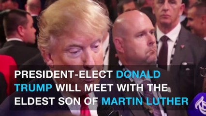 Trump to meet with Martin Luther King III in observance of holiday