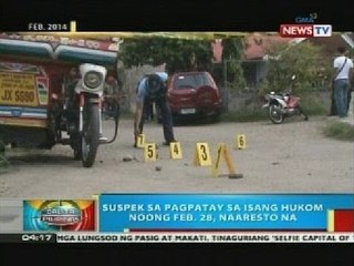 BP: Suspek sa pagpatay sa isang hukom sa Zamboanga City noong Feb. 28, naaresto na