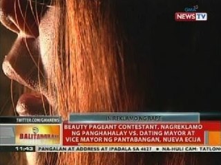 Beauty pageant contestant, nagreklamo ng panghahalay vs ex-mayor at vice mayor ng Pantabangan
