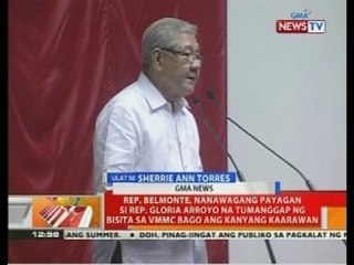 Download Video: Rep. Belmonte, nanawagang payagan si Rep. Gloria Arroyo na tumanggap ng bisita sa VMMC