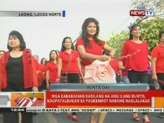 Mga kababaihan kabilang na ang ilang buntis, nagpatalbugan sa pagkembot habang naglalakad