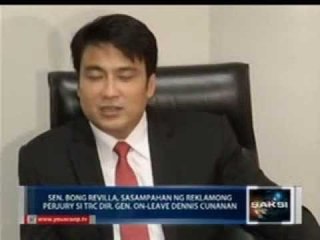 Download Video: Saksi: Sen. Bong Revilla, sasampahan ng reklamong perjury si Dennis Cunanan